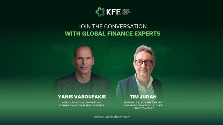 Yanis Varoufakis and Tim Judah headline Kosovo Finance Forum 2026 in Prishtina
