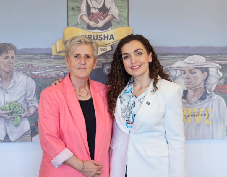 Vjosa Osmani, e nis aktivitetin politik me një aderim