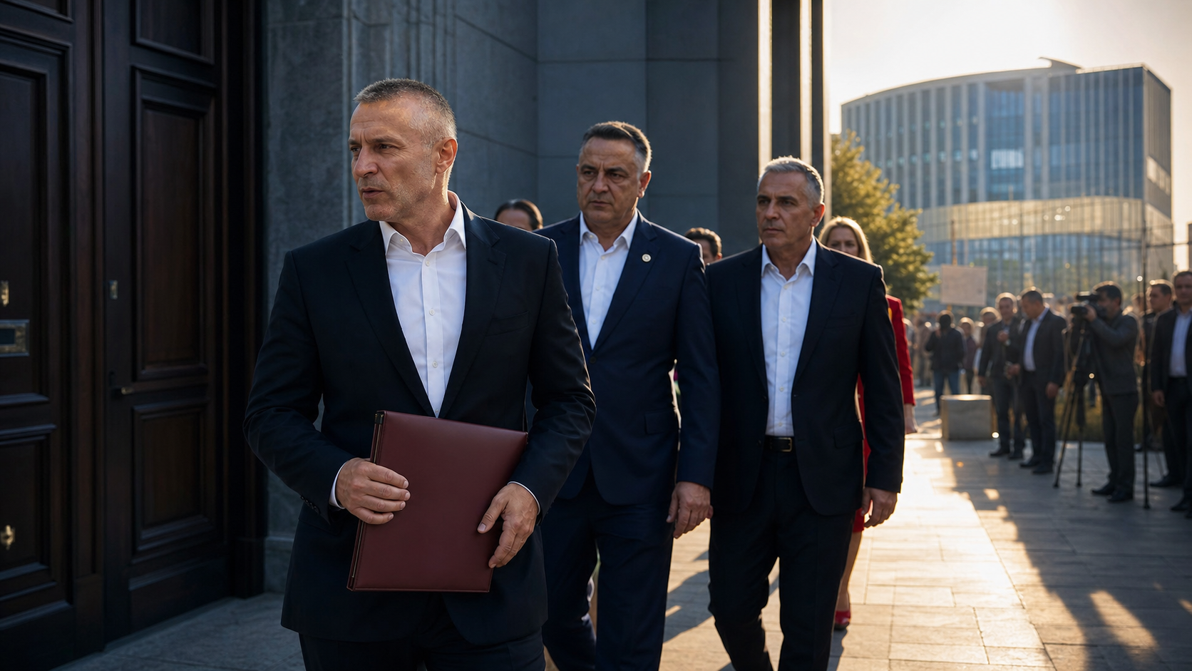 “Dyer të mbyllura, dosje për Specialen” – AAK proteston para Qeverisë