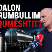 Fotomontazh editorial për paralajmërimin e industrisë së qumështit