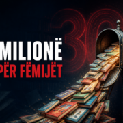 300 milionë libra për fëmijët – dizajn editorial simbolik