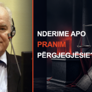 Fotomontazh editorial për reagimin ndaj nderimeve shtetërore për Ratko Mladiqin