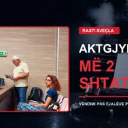 Dizajn editorial për datën e shpalljes së aktgjykimit ndaj Xhelal Sveçlës