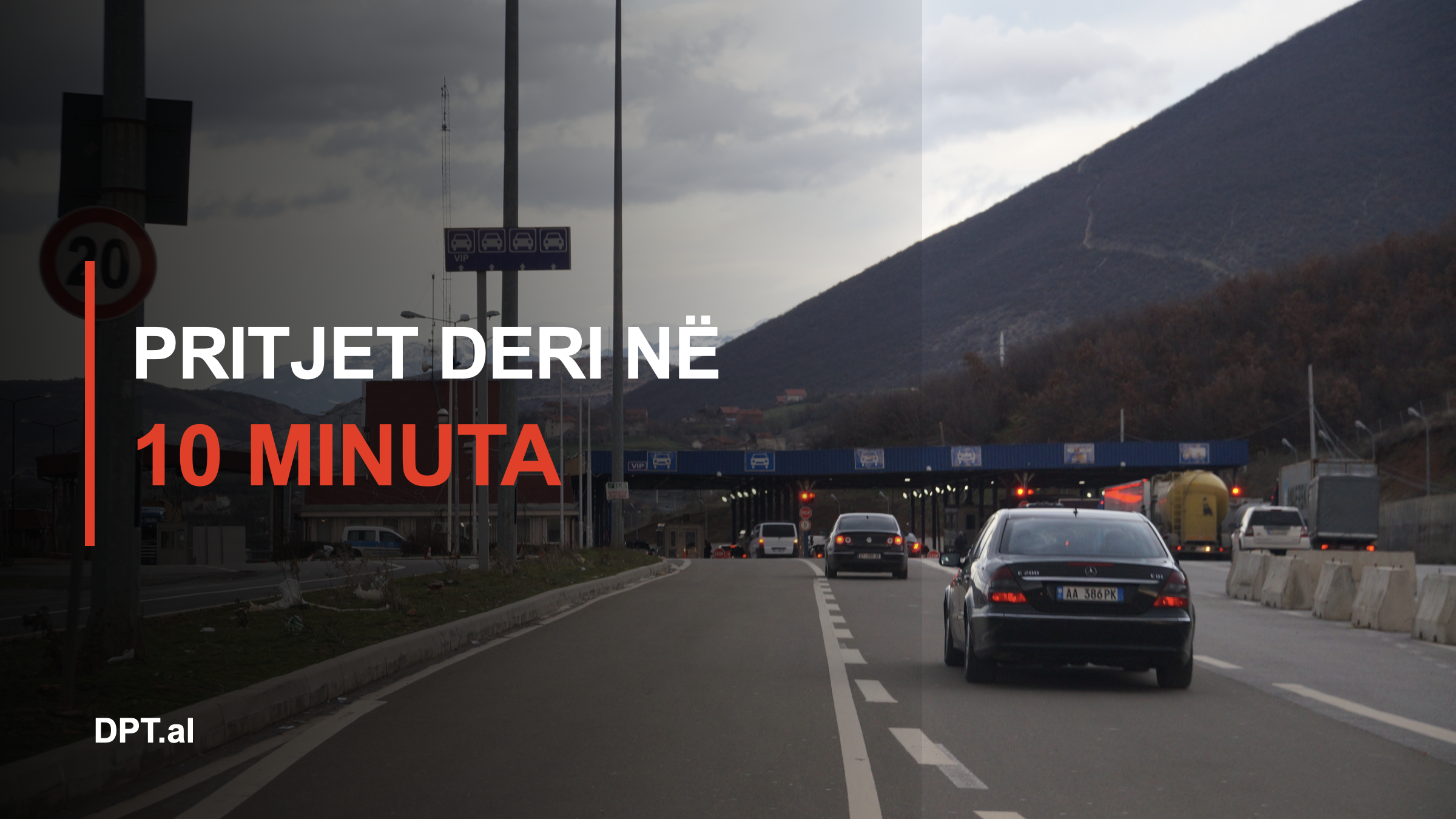 Qetësi në kufijtë e Kosovës, pritjet deri në 10 minuta në Vërmicë