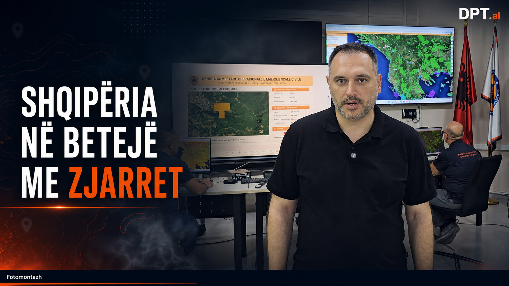 Gjashtë vatra zjarri mbeten aktive në Shqipëri, helikopteri ndërhyn në Mat