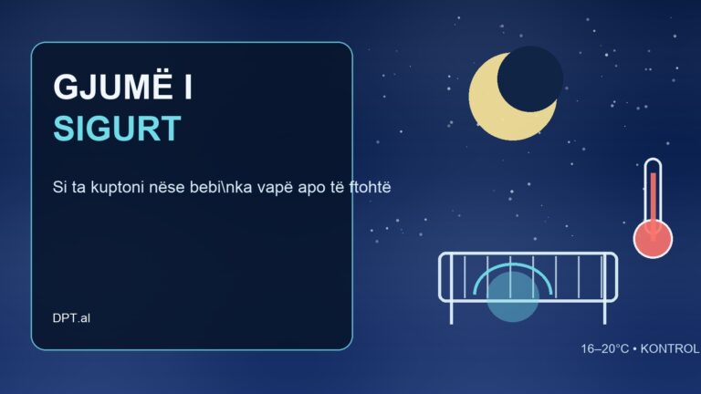 Gjumë i sigurt për bebet: Shenjat që tregojnë vapë apo të ftohtë