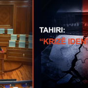 Dizajn editorial për deklaratën e Besnik Tahirit mbi krizën politike dhe identitare