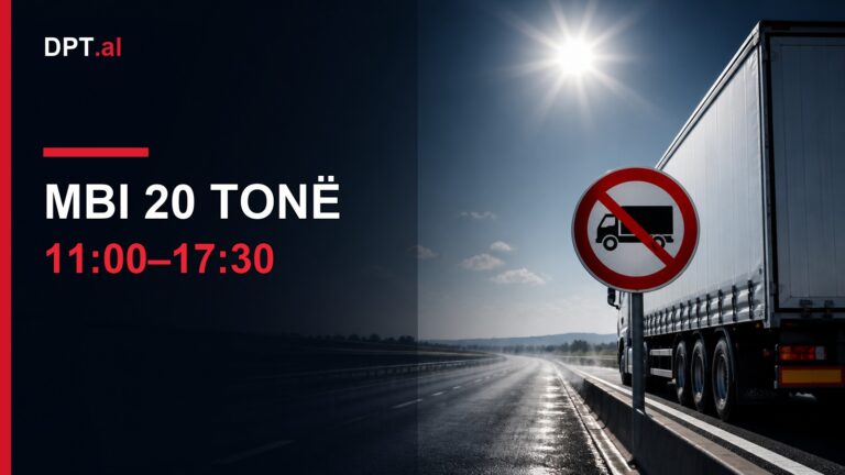 Vapa vendos kufizimin: Kamionët mbi 20 tonë ndalohen 11:00–17:30