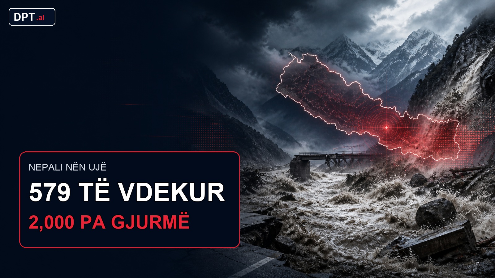 579 viktima, afro 2 mijë të zhdukur: Nepali lufton me baltën dhe frikën e një vale të dytë