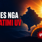 Dizajn editorial për temperaturat e larta dhe indeksin UV në Kosovë