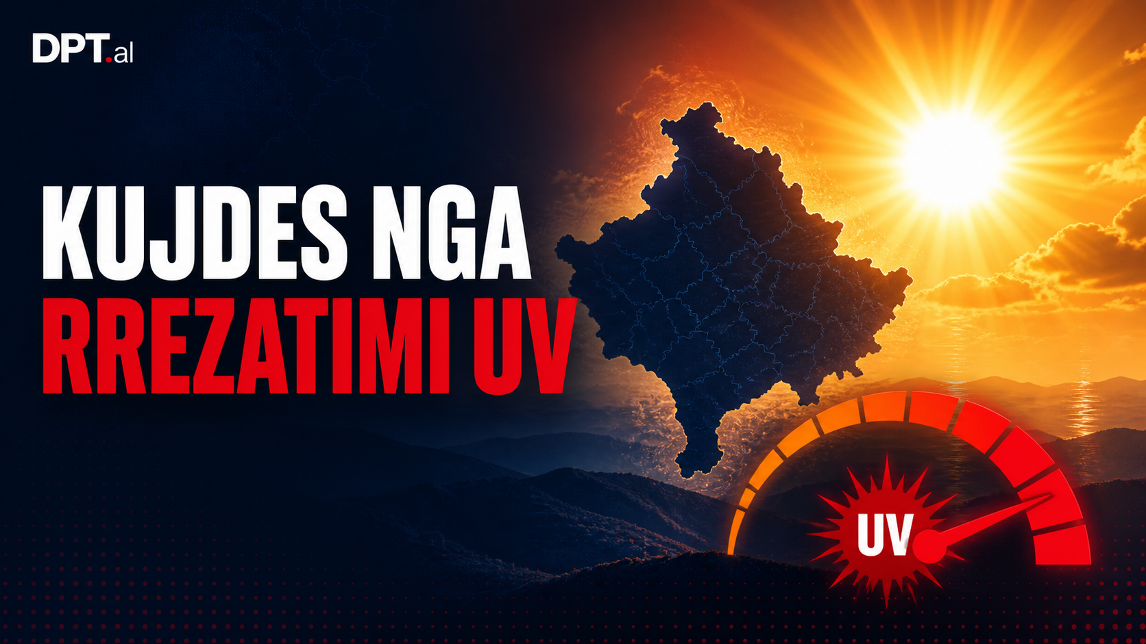 “10:00–16:00, kujdes i shtuar” – IHMK paralajmëron vapë deri në 36°C dhe UV shumë të lartë