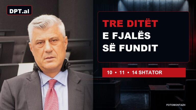 “Tre ditët e fjalës së fundit” – Specialja cakton 10, 11 dhe 14 shtatorin për çështjen Thaçi dhe të tjerët