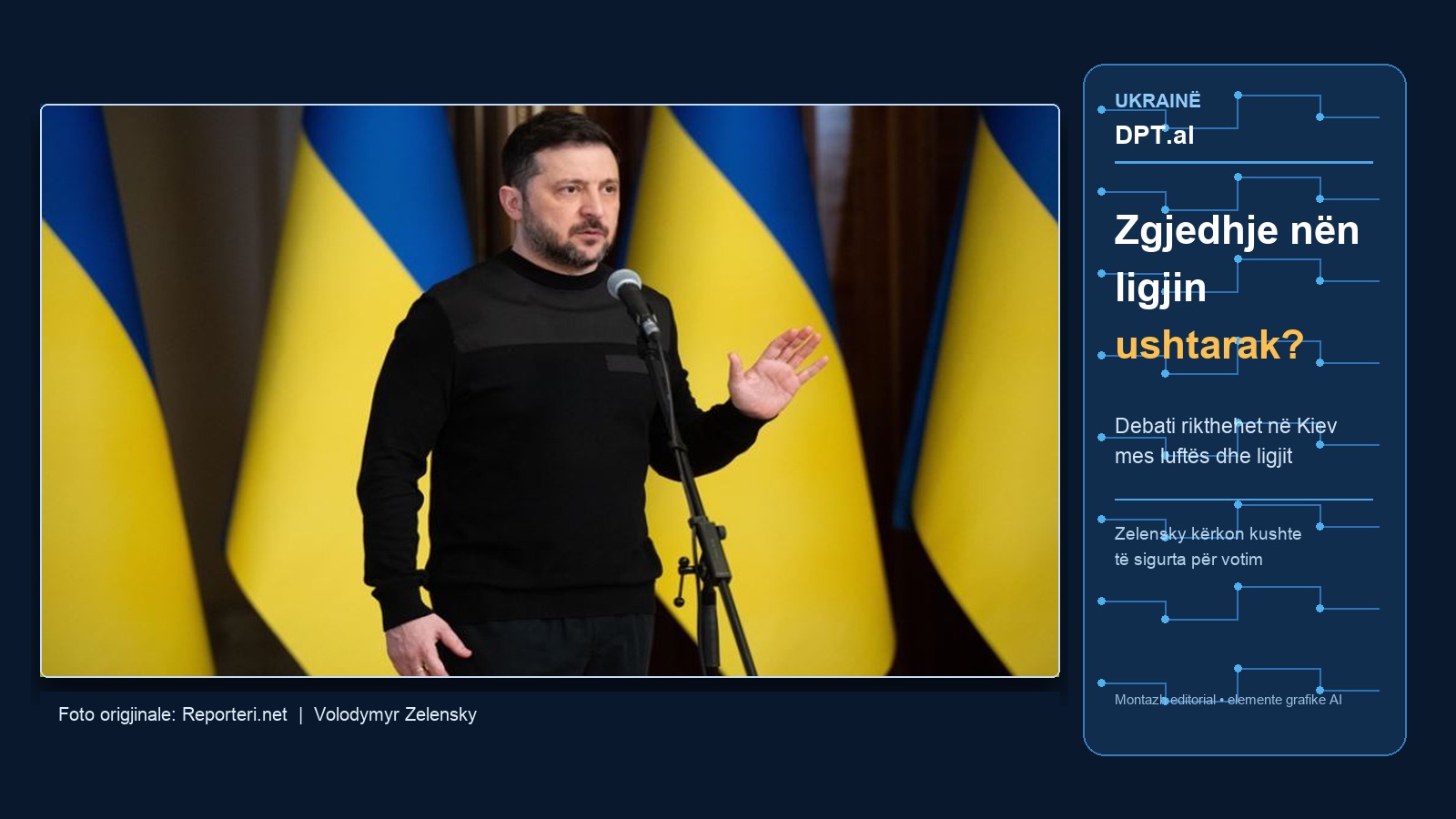 Ukraina pa zgjedhje gjatë luftës: ligji ushtarak mban pezull garën presidenciale