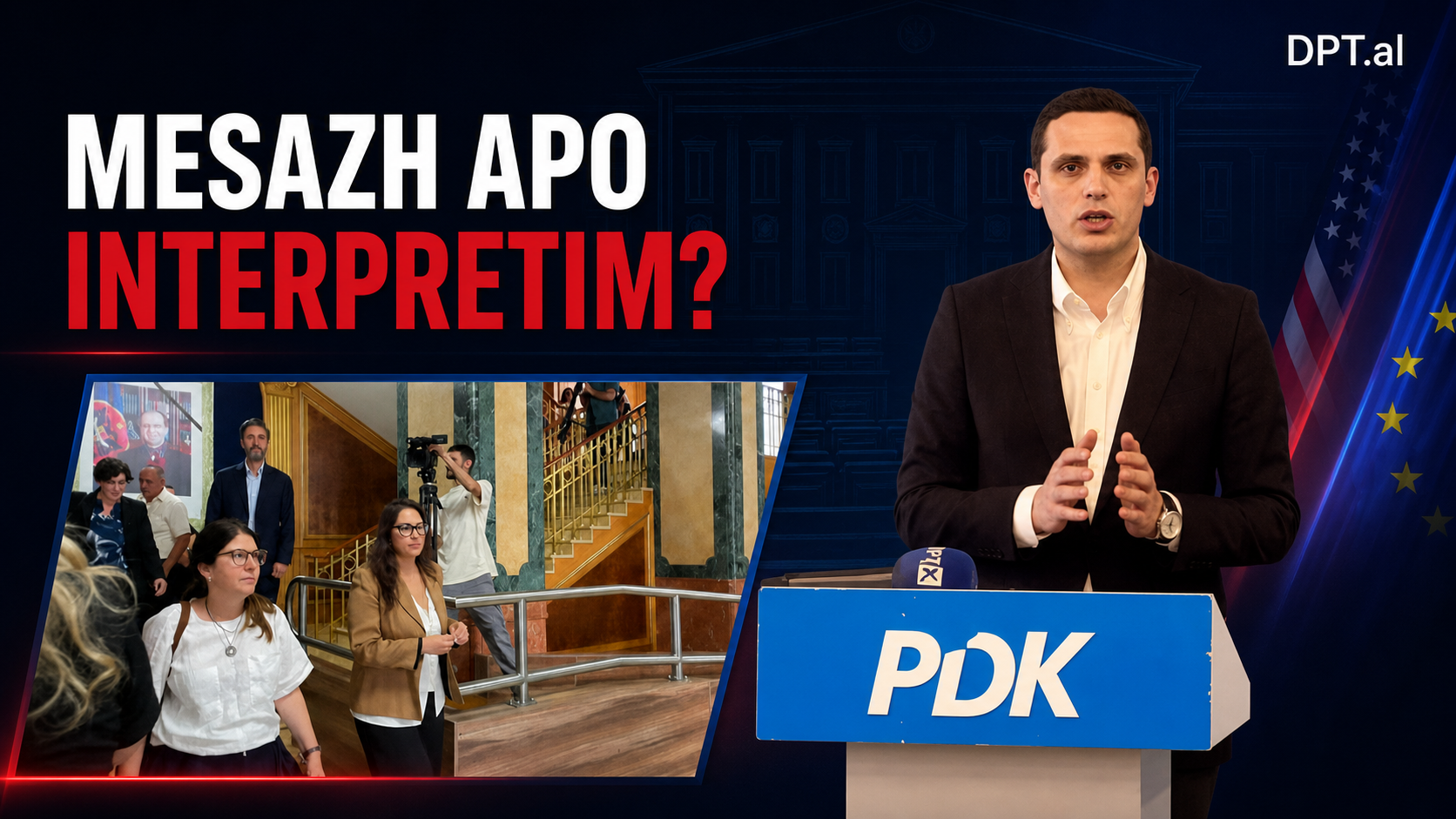 “Mesazh i qartë apo interpretim politik?” – Gruda komenton praninë e SHBA-së dhe BE-së