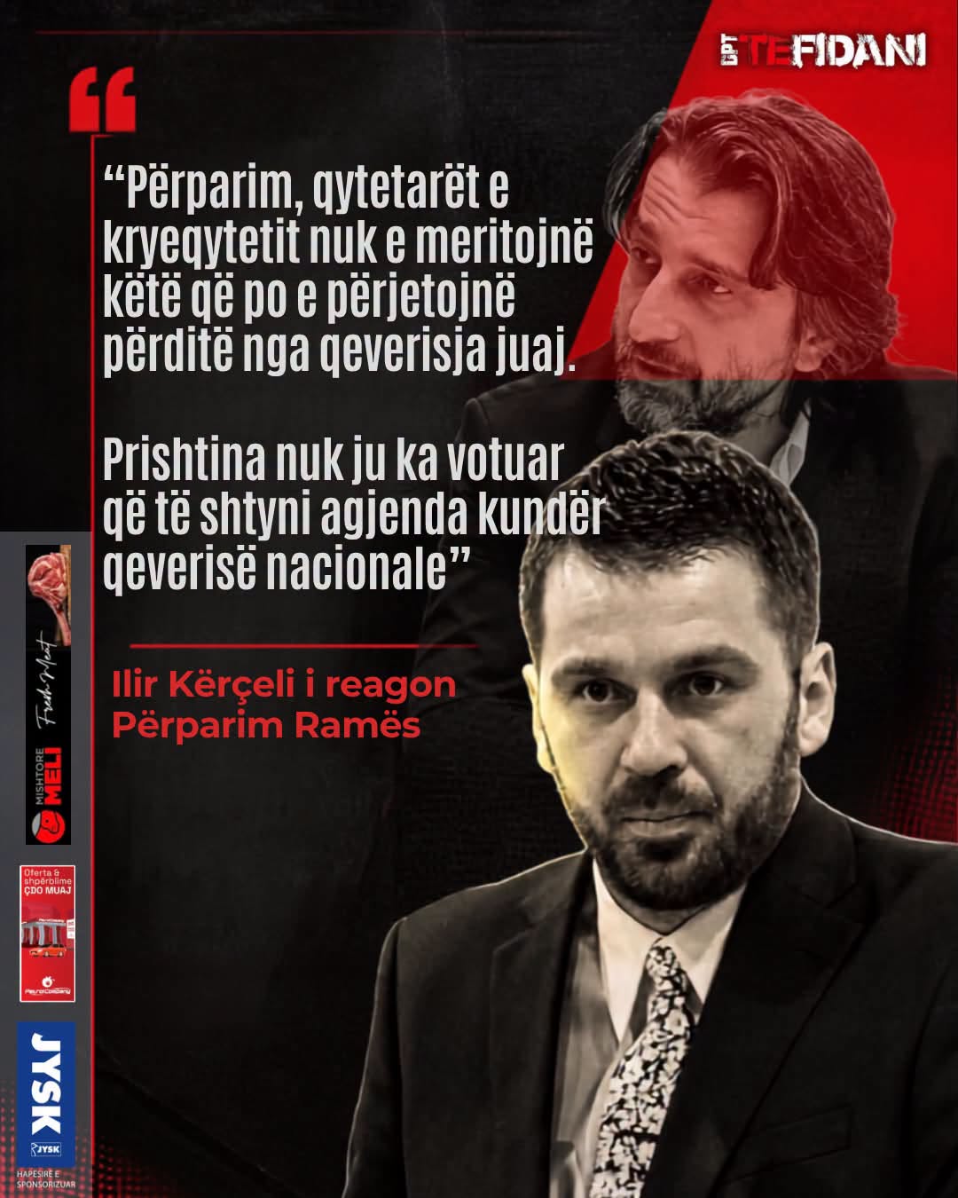 Kërçeli kritikon Ramën për protestën e 1 shtatorit: Prishtina ka nevojë për punë, jo për beteja politike