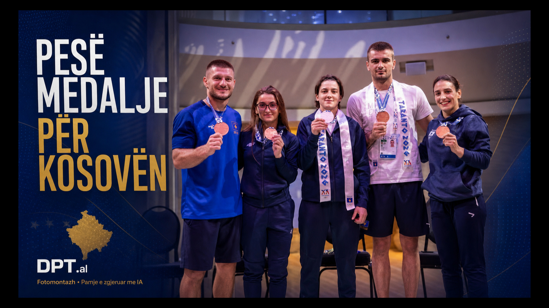 Pesë medalje nga Taranto, Kosova shkëlqen në xhudo