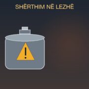 Dizajn simbolik për shpërthimin e bombolës në Lezhë