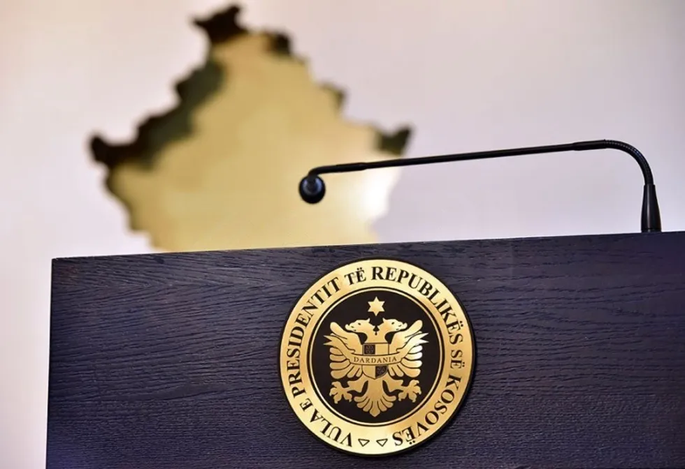 Podiumi zyrtar i Presidentit të Republikës së Kosovës