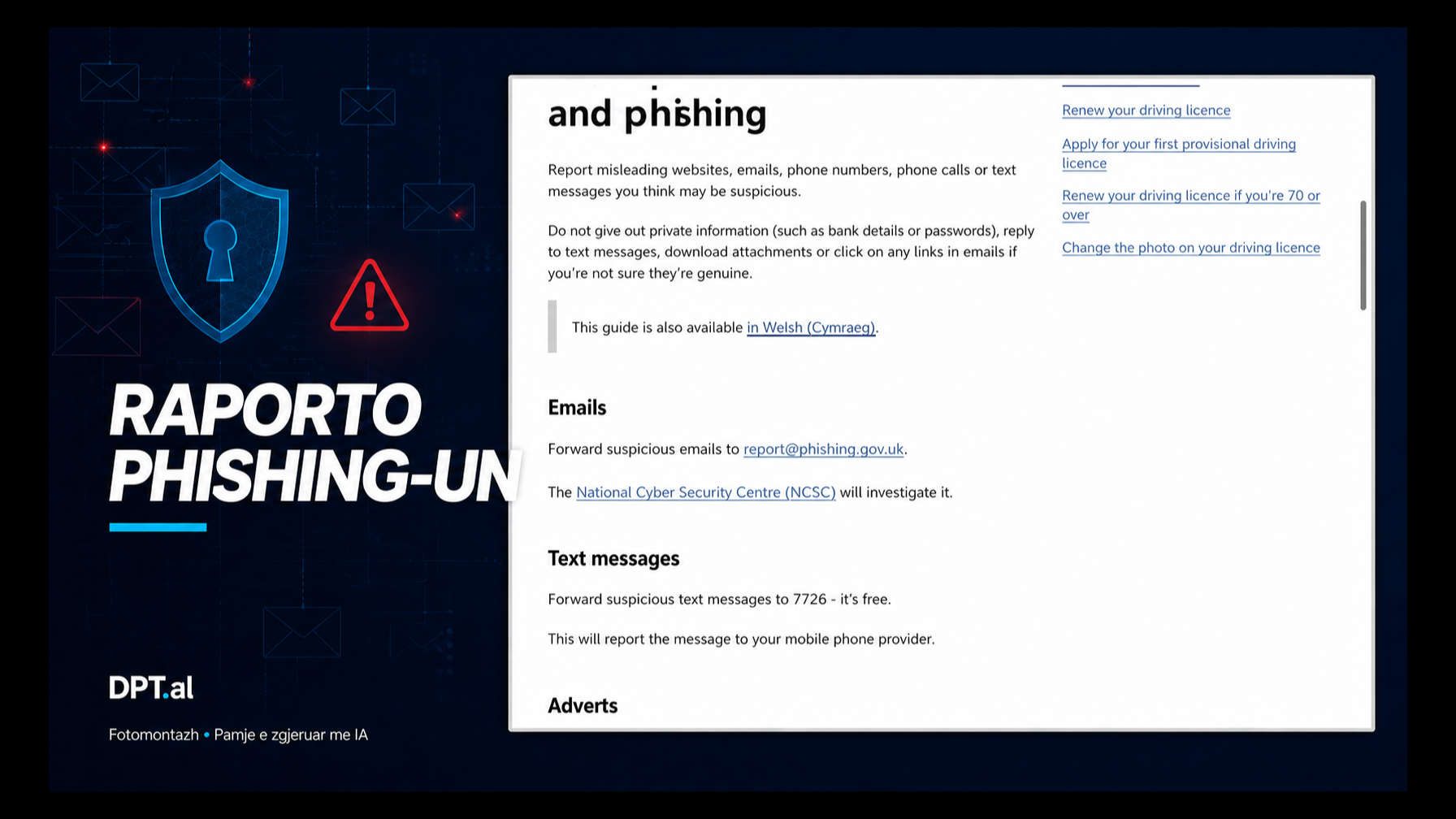 Britania rikujton adresën zyrtare për raportimin e email-eve mashtruese