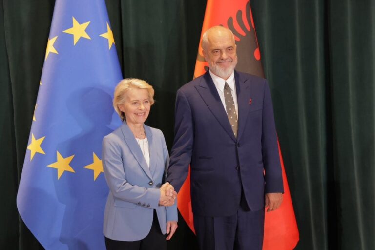 Von der Leyen: Reformat janë kyçe për Shqipërinë në BE