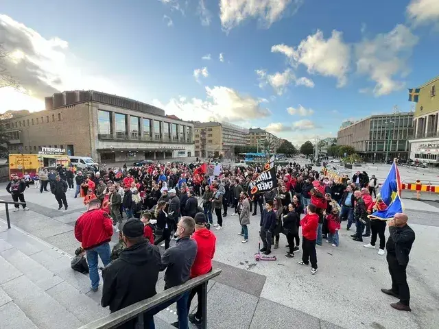 Diaspora proteston në Goteborg për ish-pjesëtarët e UÇK-së