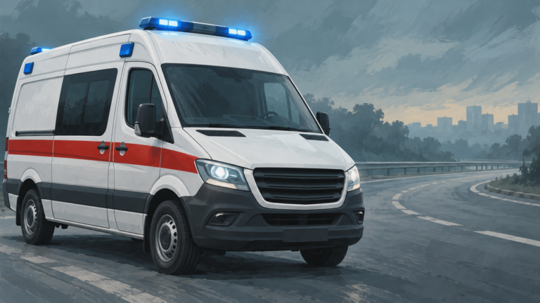 Ambulanca përplas të moshuarin, testi zbulon gjendjen e shoferit