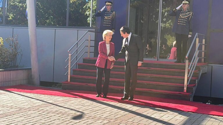 Kurti pret von der Leyen, nis takimi në Qeveri