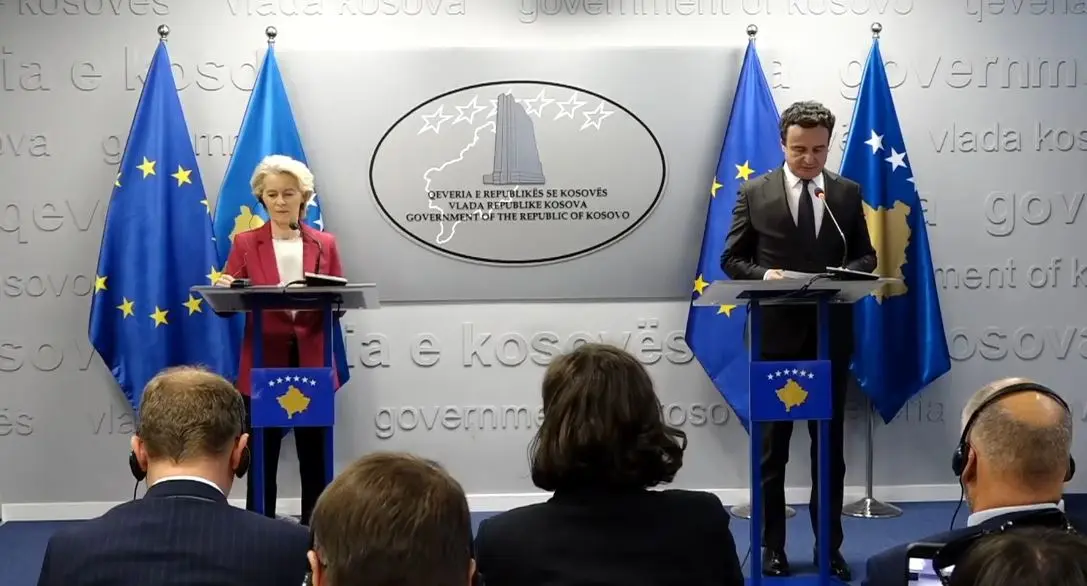 Kurti i kërkon von der Leyen anëtarësimin në Konventën e Transitit