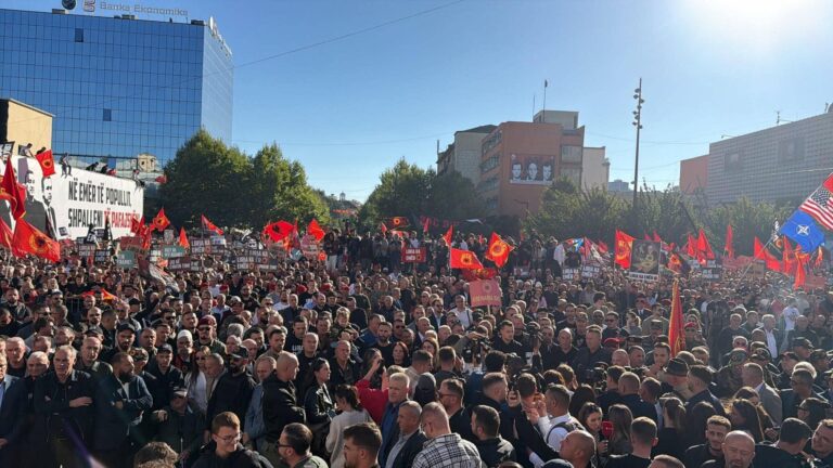 Policia: Protesta në Prishtinë përfundoi pa asnjë incident