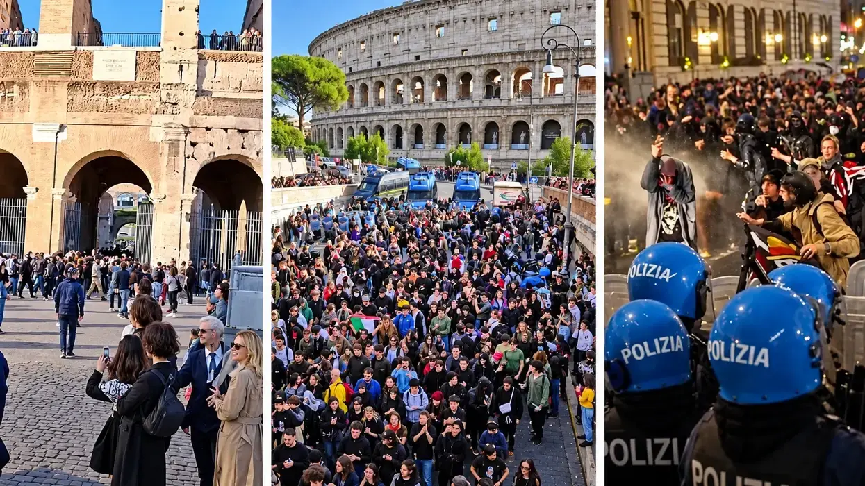 Protesta kundër Melonit, nëntë të arrestuar në Itali